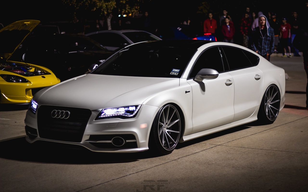 audi a7, car, tuning