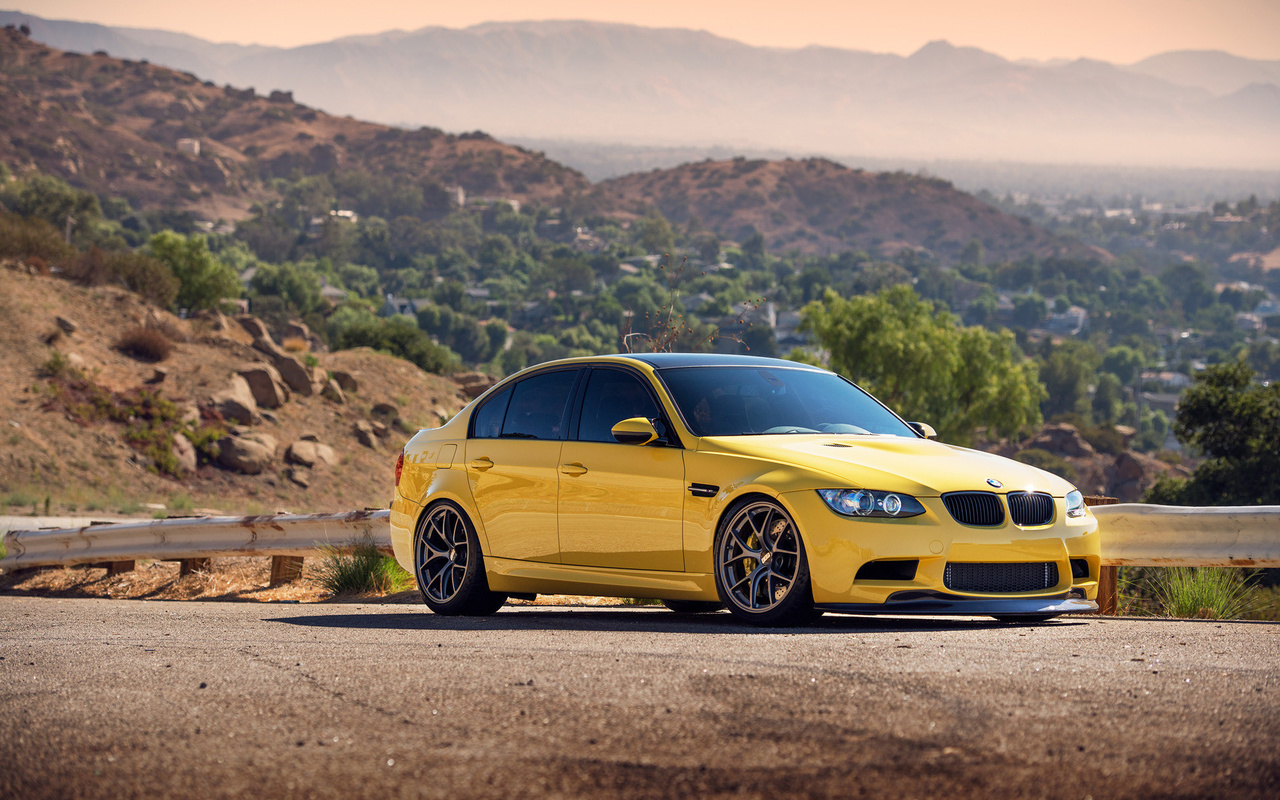 , yellow, , bmw, , m3, , front, e90