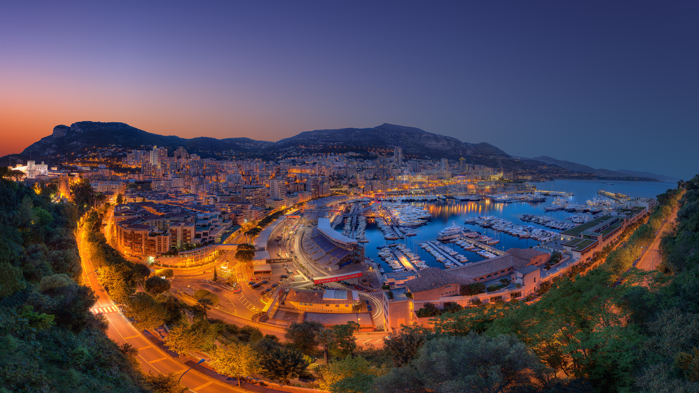 monte-carlo, fever, the port hercule, the principality, monaco, 