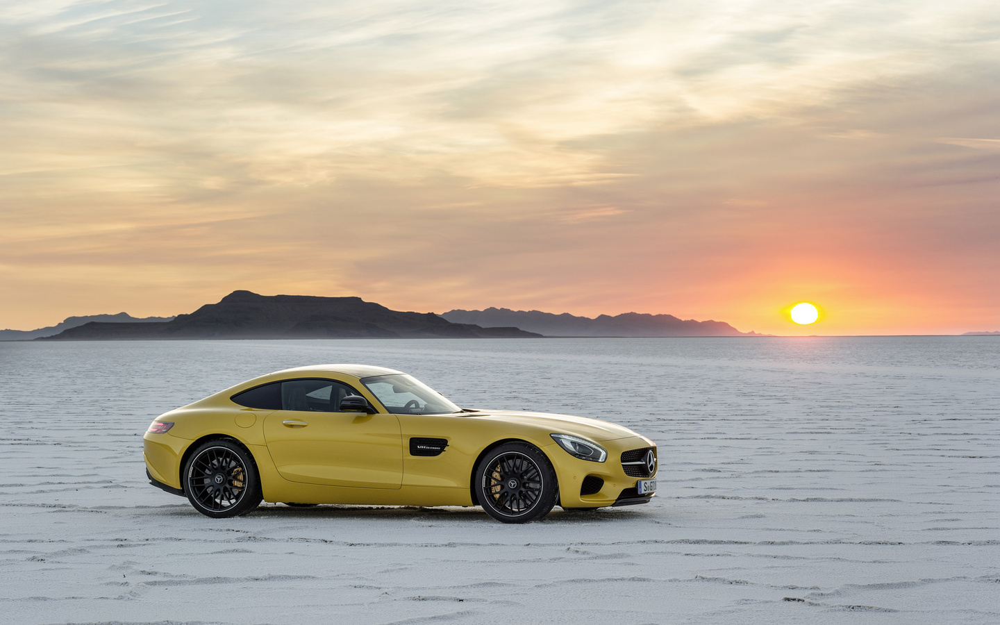 mercedes-benz, amg, gt, s, coupe, 2015, sunset, , ,  