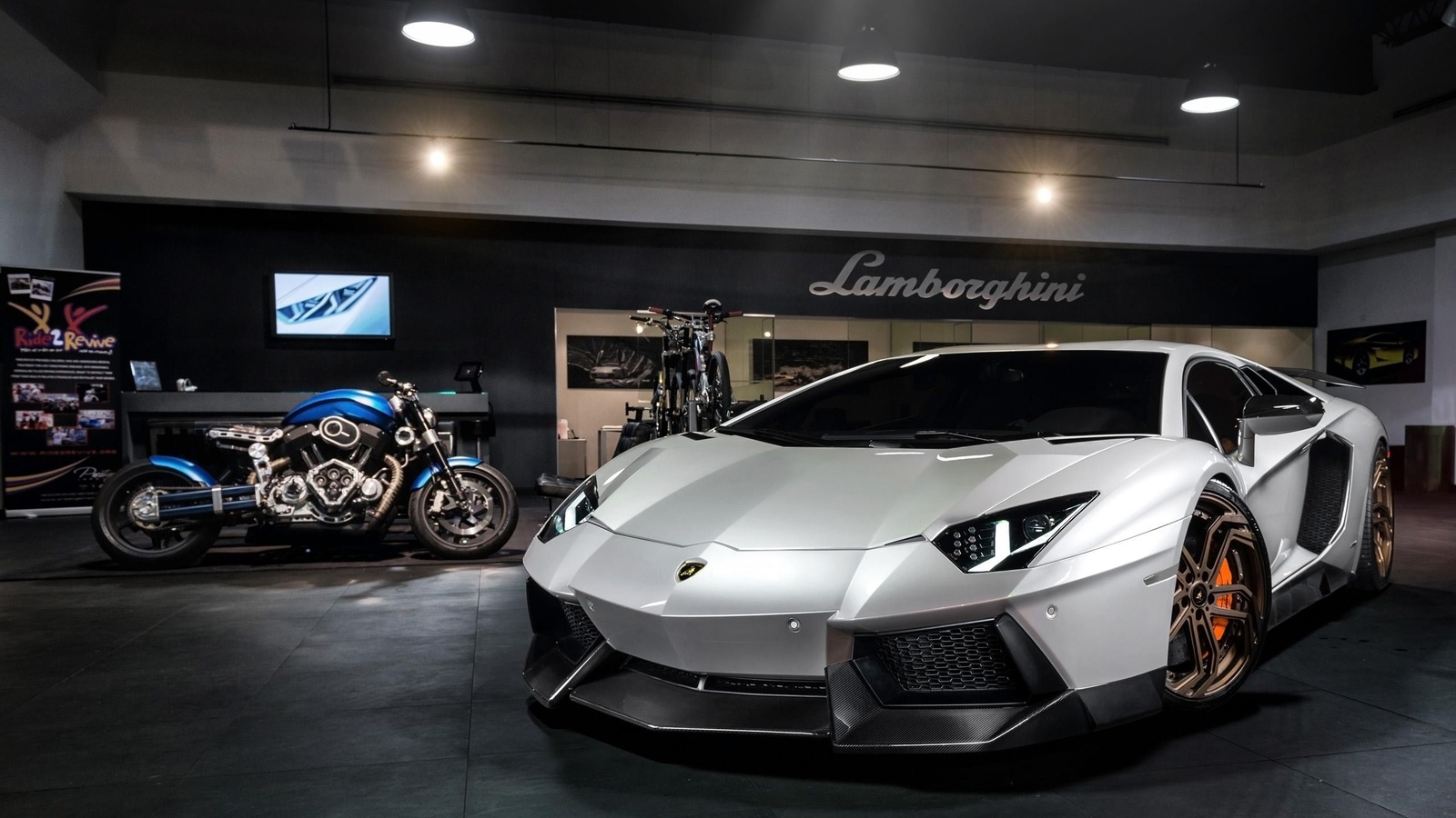 lamborghini, aventador, avto