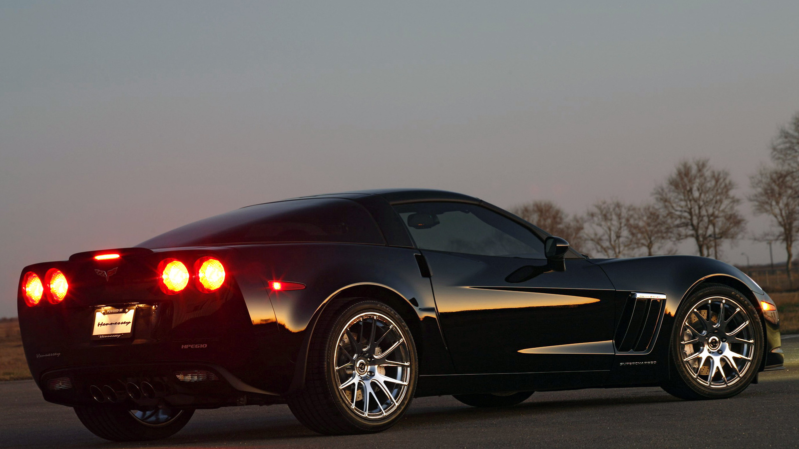 chevrolet, corvette, hennessey, black, auto