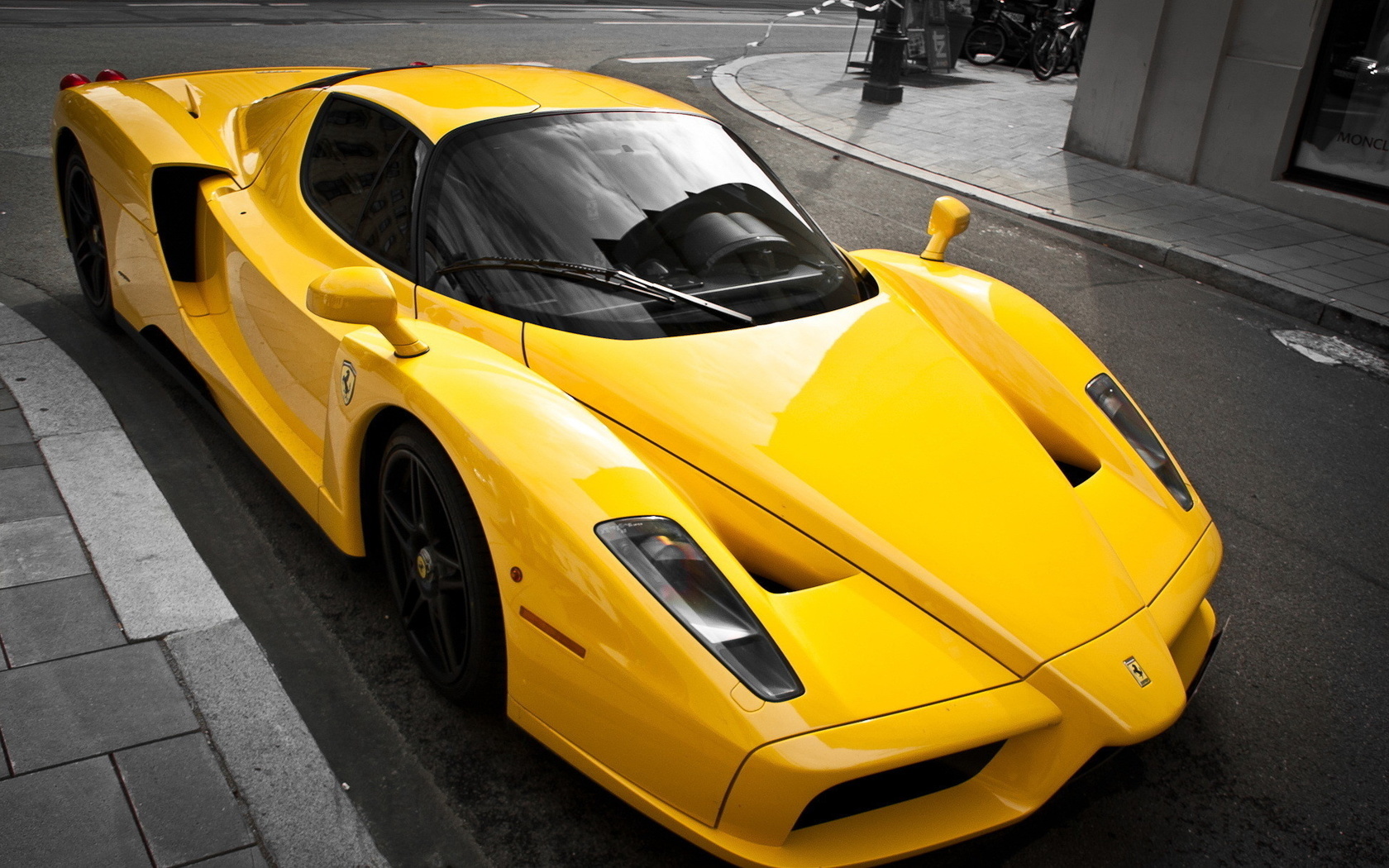 ferrari, , , , enzo, , yellow, luxury