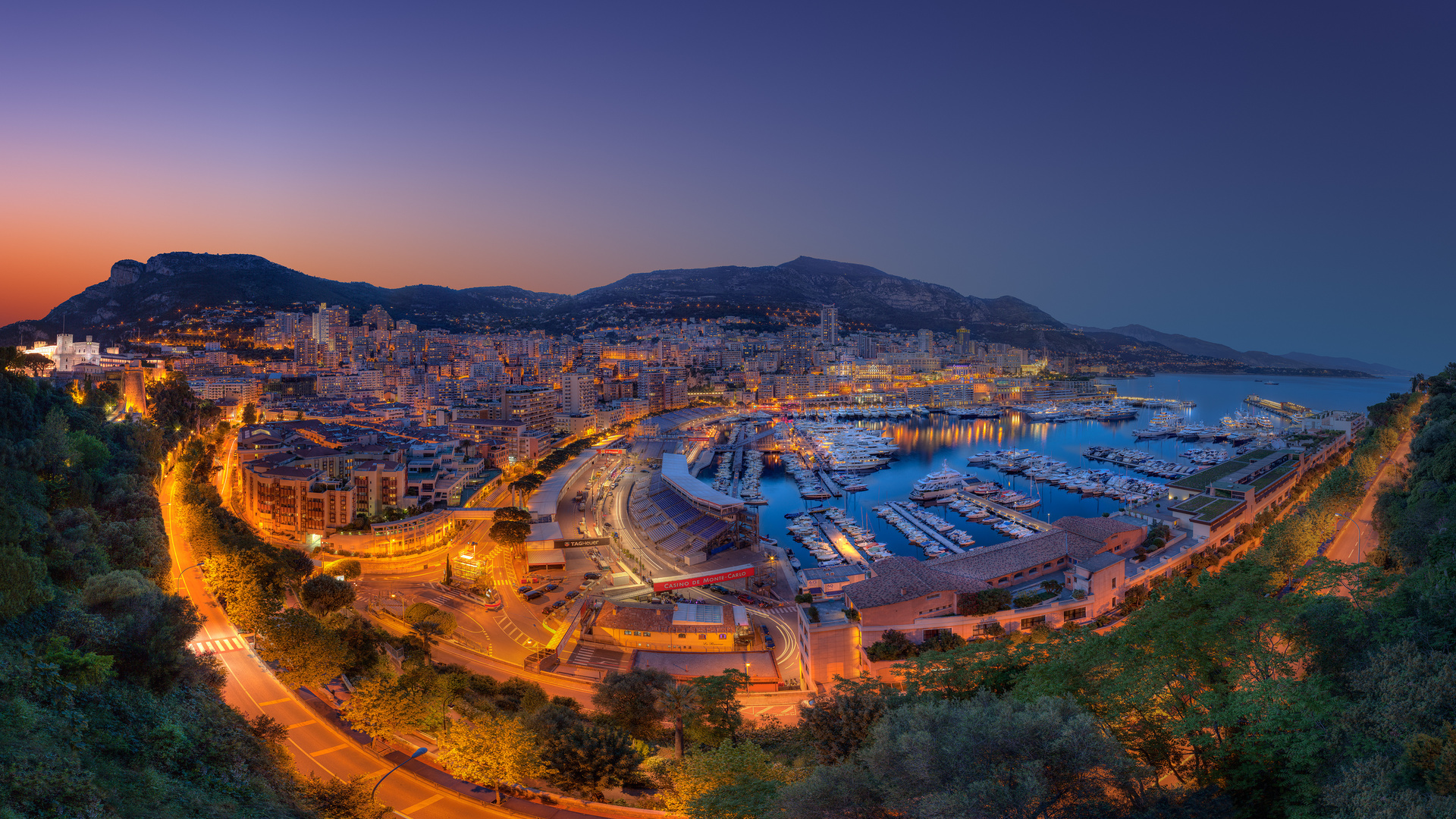 monte-carlo, fever, the port hercule, the principality, monaco, 