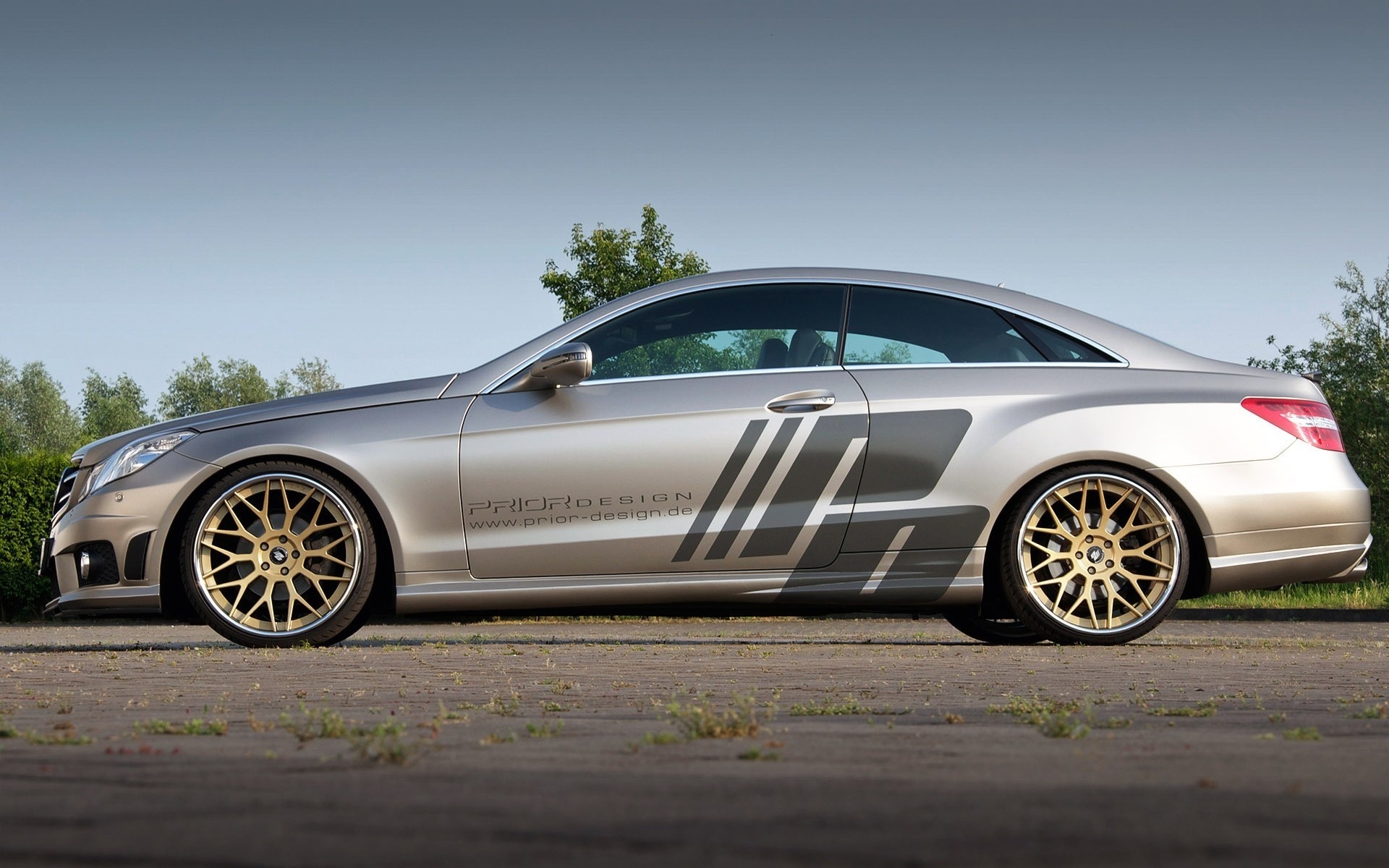 mercedes e-class coupe c207, prior design, tuning, 