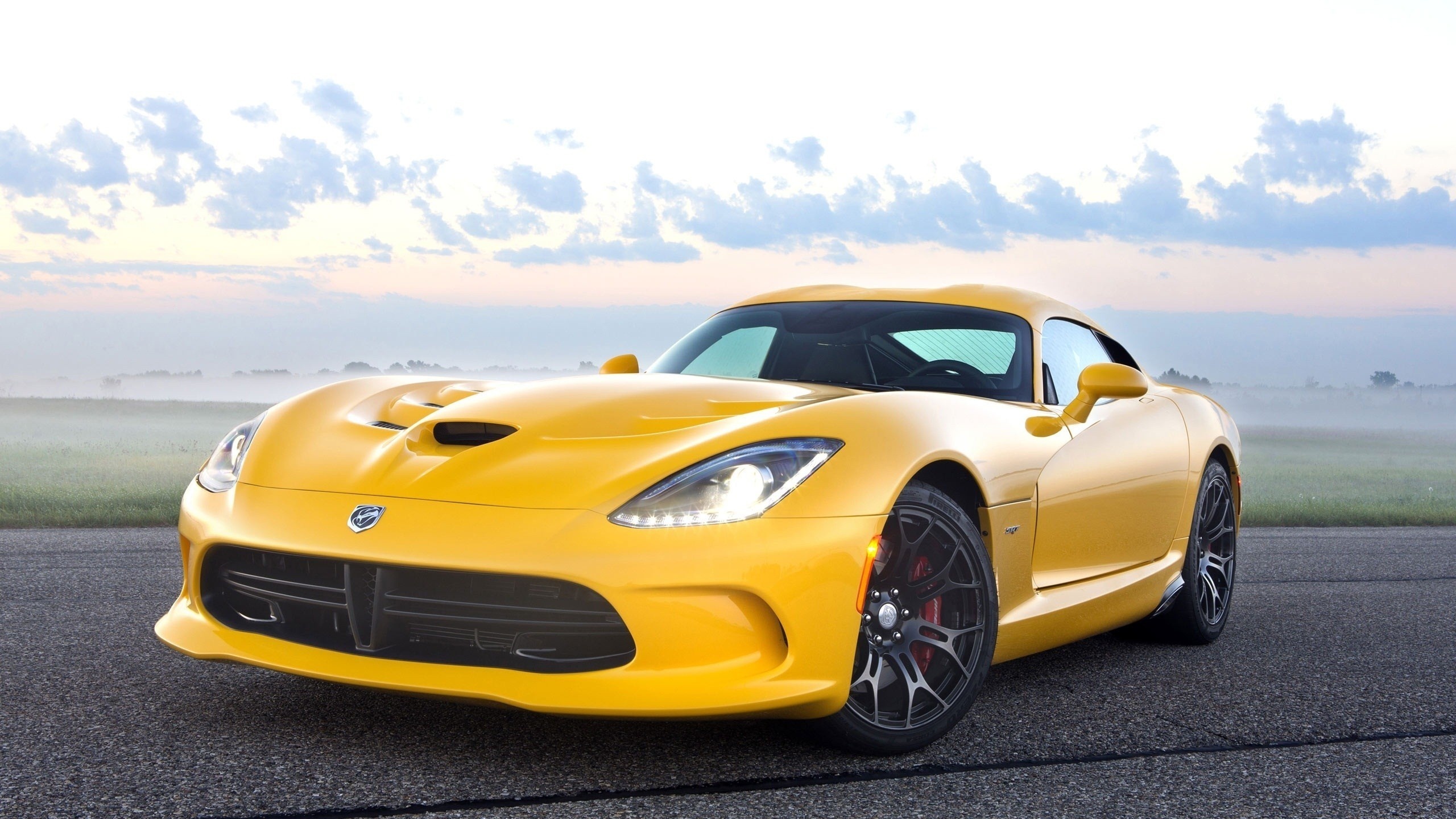 srt-10, dodge, viper, yellow