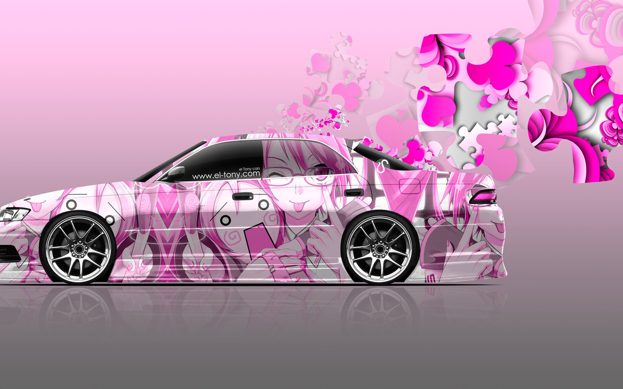 Картинки tony kokhan, toyota, mark2, jzx90, jdm, anime, girl, aerography,  el tony cars, photoshop, soft image, pink colors, samurai, тони кохан,  фотошоп, самурай, тойота, марк2, аниме, аэрография, розовый, цвет, фон,  мягкий -