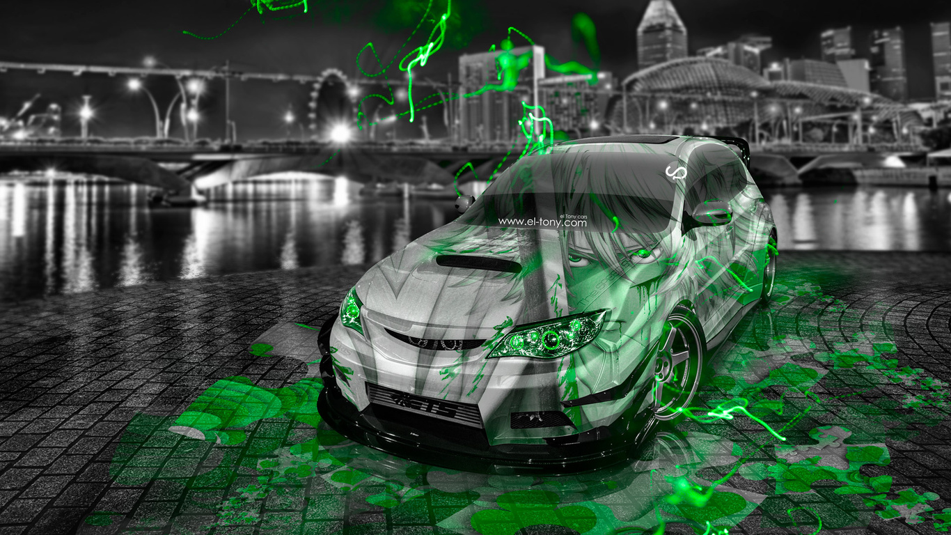 Картинки tony kokhan, subaru, impreza, wrx, sti, jdm, anime, aerography,  green, neon, effects, city, night, photoshop, el tony car, тони кохан,  фотошоп, стиль, аэрография, субару, импреза, врх, сти, аниме, анимэ,  аэрография, зеленые,