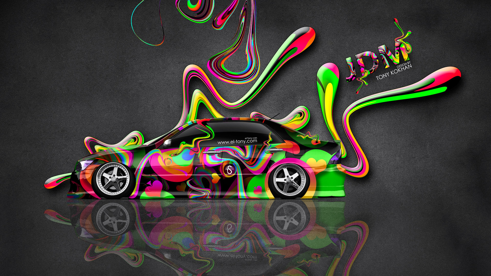 tony kokhan, toyota, altezza, jdm, super, plastic, car, aerography, multicolors, hd wallpapers, el tony cars, design,  , , , , , , , , , , , 2014, , , , 