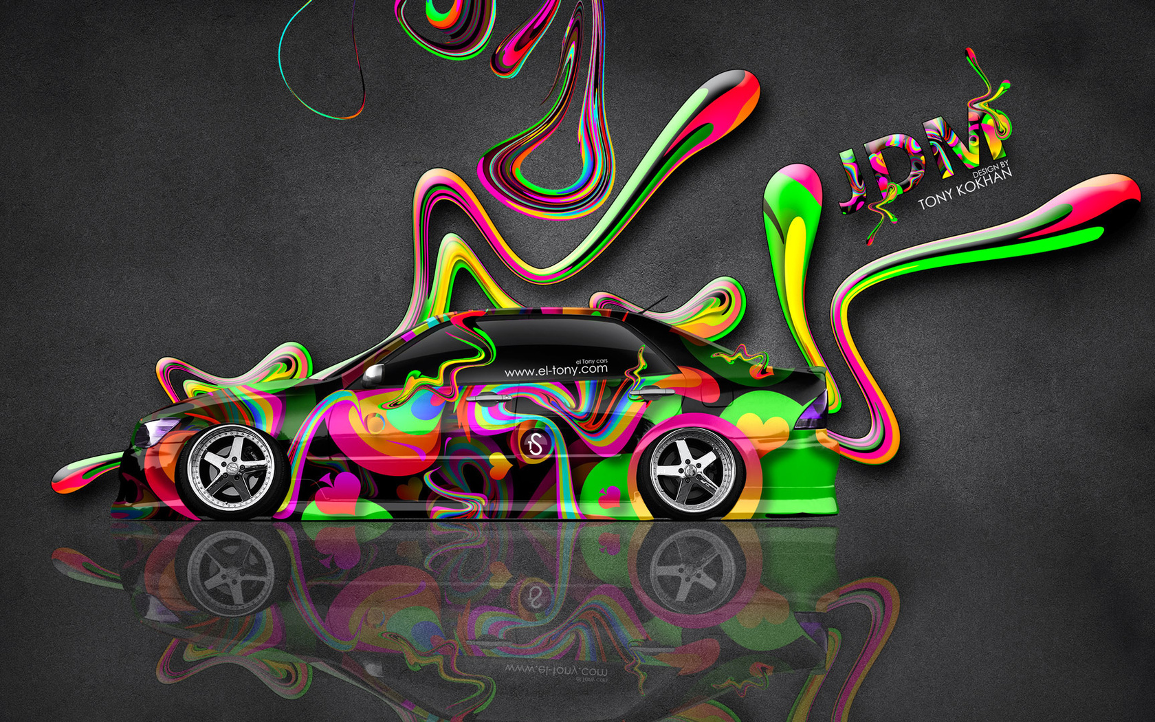 tony kokhan, toyota, altezza, jdm, super, plastic, car, aerography, multicolors, hd wallpapers, el tony cars, design,  , , , , , , , , , , , 2014, , , , 