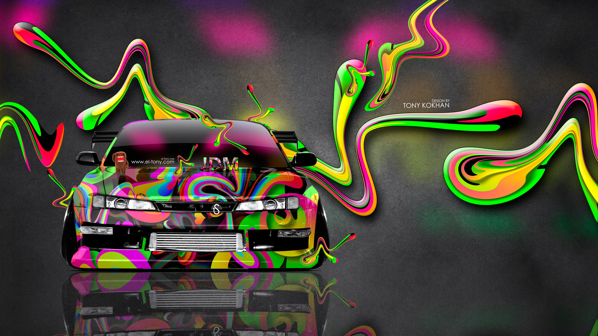 Картинки tony kokhan nissan silvia s jdm art super plastic aerography multicolors