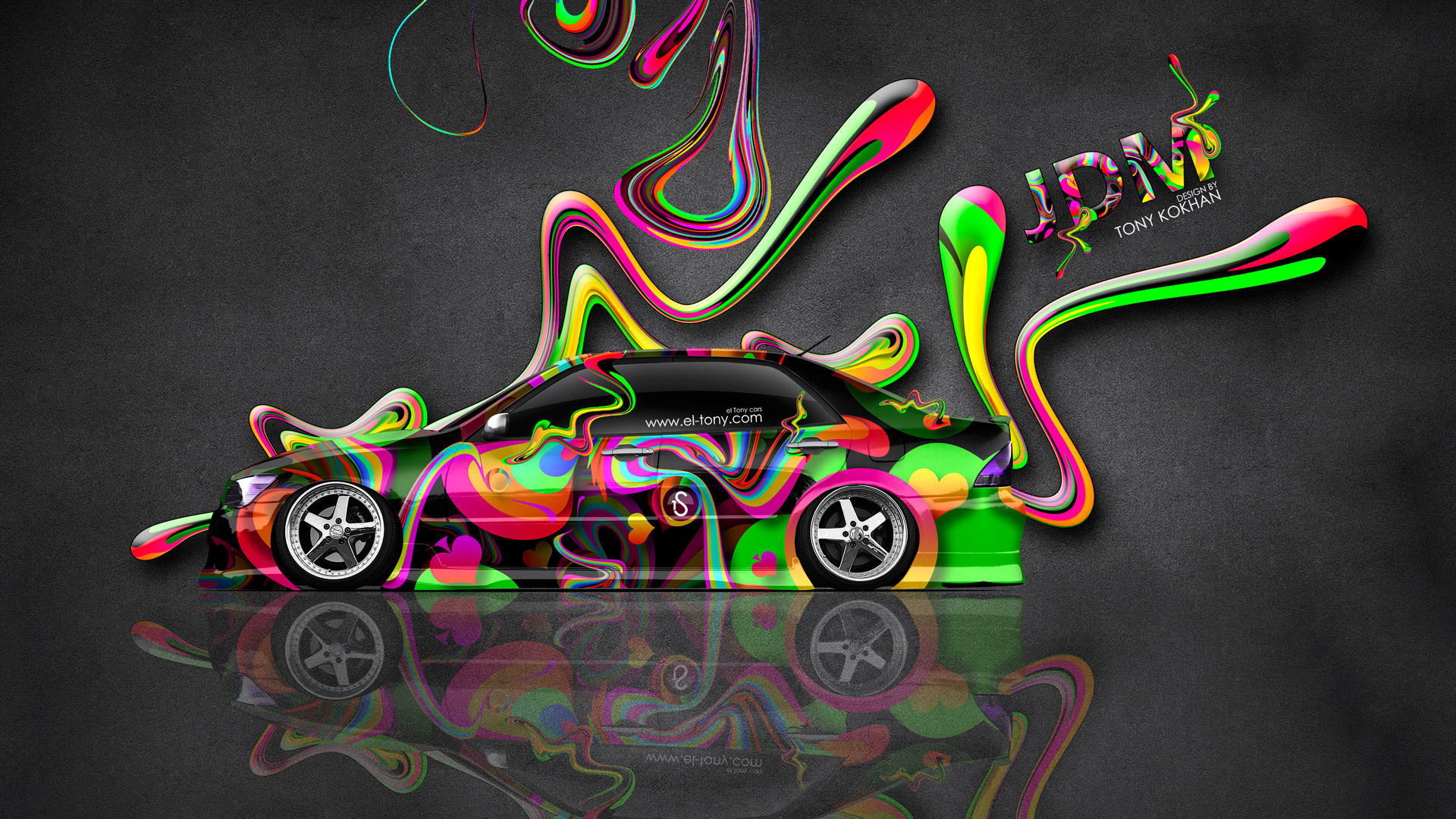 tony kokhan, toyota, altezza, jdm, super, plastic, car, aerography, multicolors, hd wallpapers, el tony cars, design,  , , , , , , , , , , , 2014, , , , 