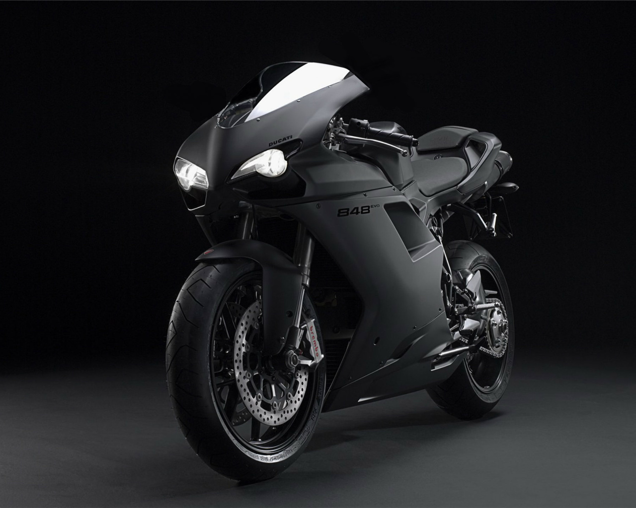 ducati, 848 evo, black