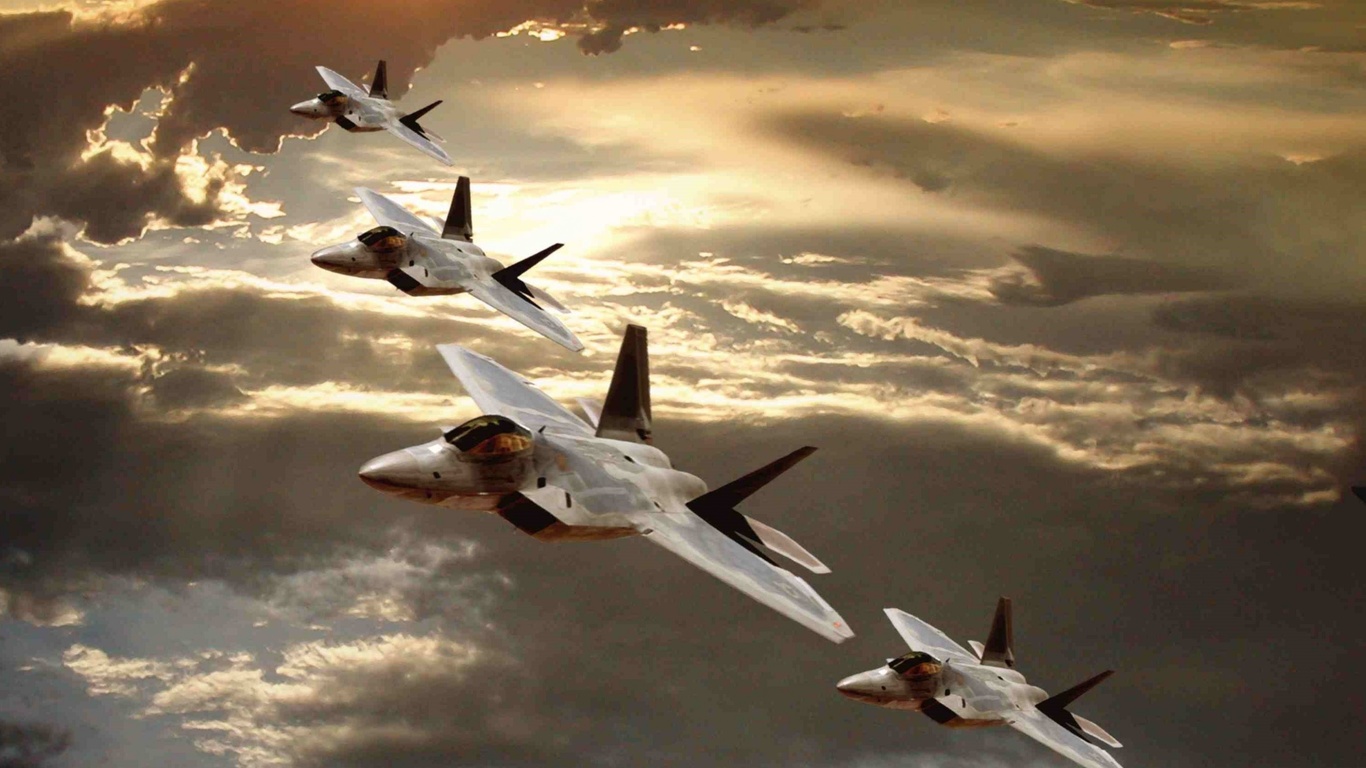 f-22, raptor, war, gun, fly, plane, clouds, sky, f-22 raptor,