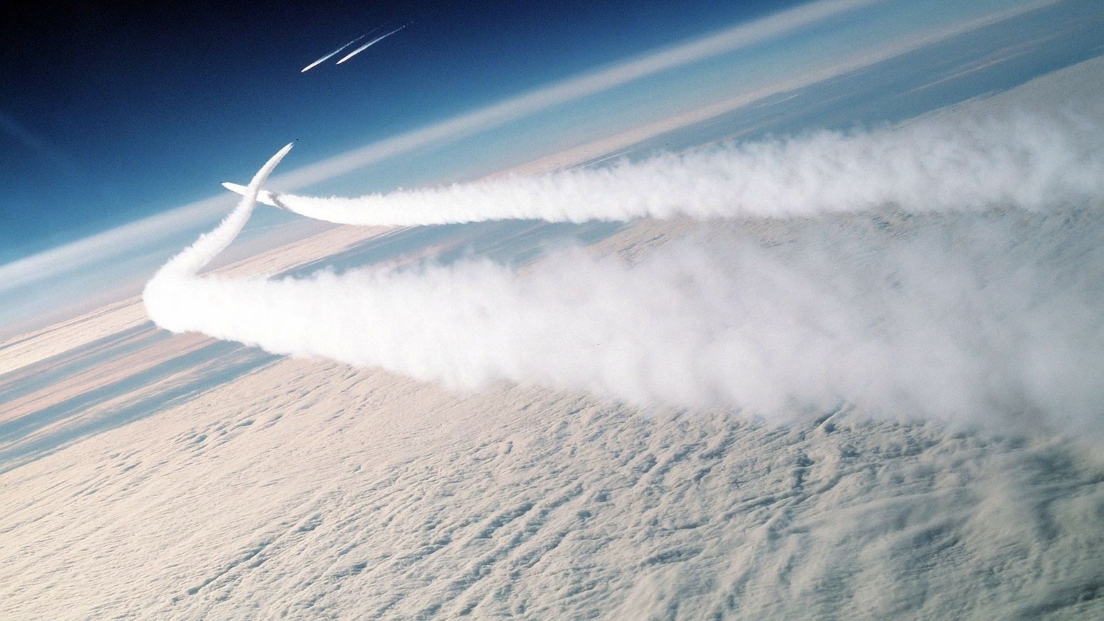 plane, flihgt, sky, clouds