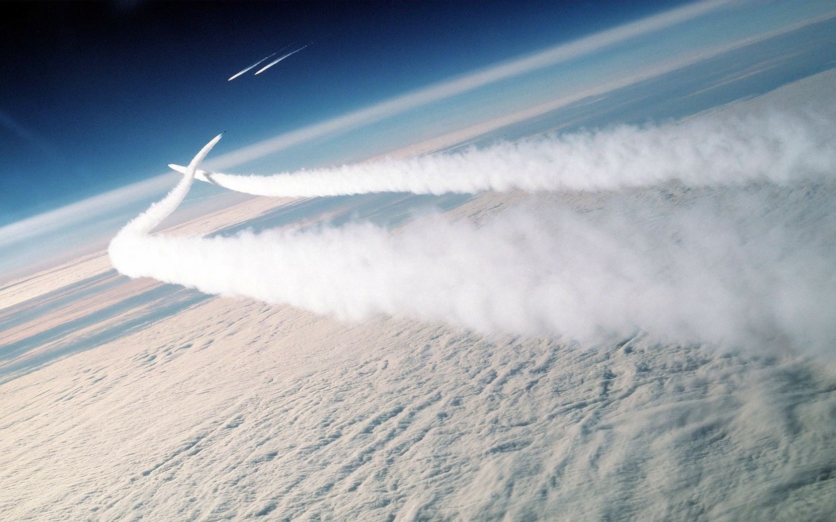 plane, flihgt, sky, clouds