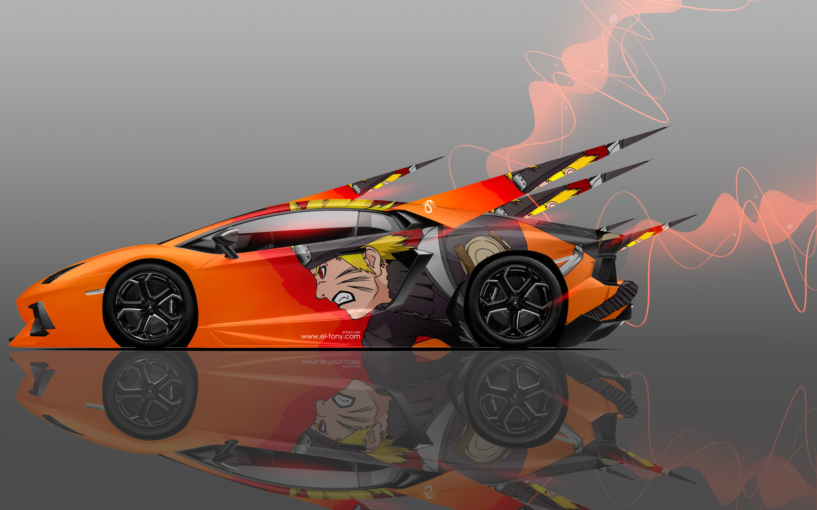 Картинки tony kokhan, lamborghini, aventador, side, anime, naruto,  aerography, car, orange, neon, effects, 4k, wallpapers, el tony cars,  design, art, style, auto, photoshop, тони кохан, фотошоп, ламборгини,  авентадор, вид сбоку, аэрография, аниме,