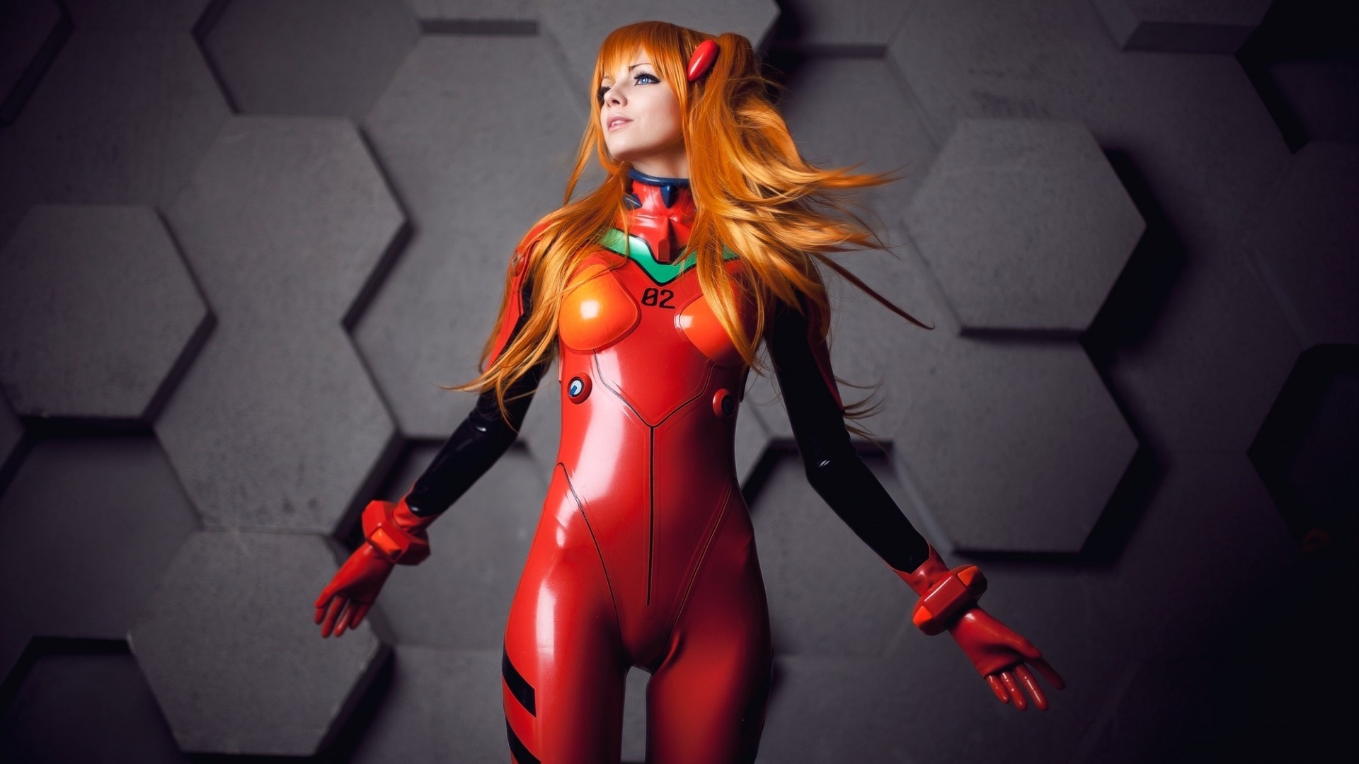 neon genesis evangelion, asuka langley, cosplay, , , , , , , latex, , evangelion