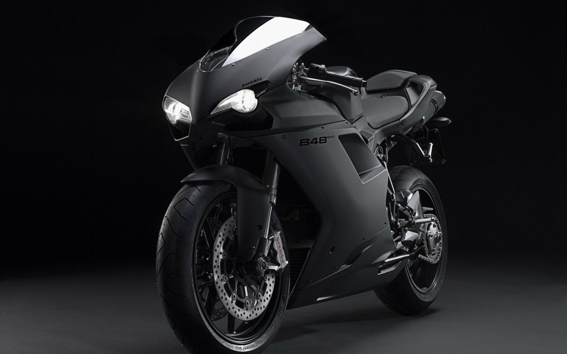 ducati, 848 evo, black