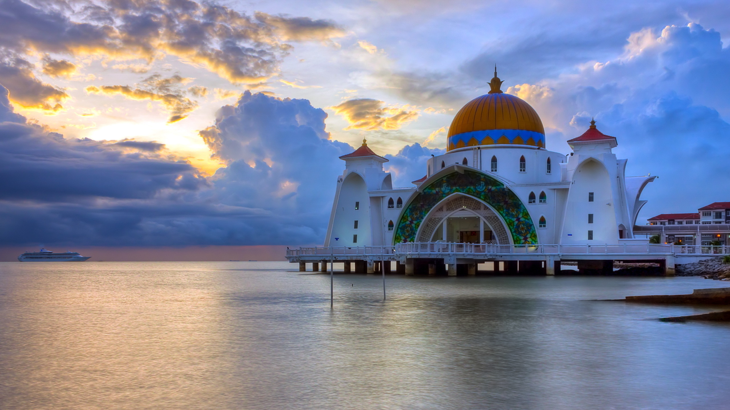 malacca straits mosque, malaysia, , , ,, 