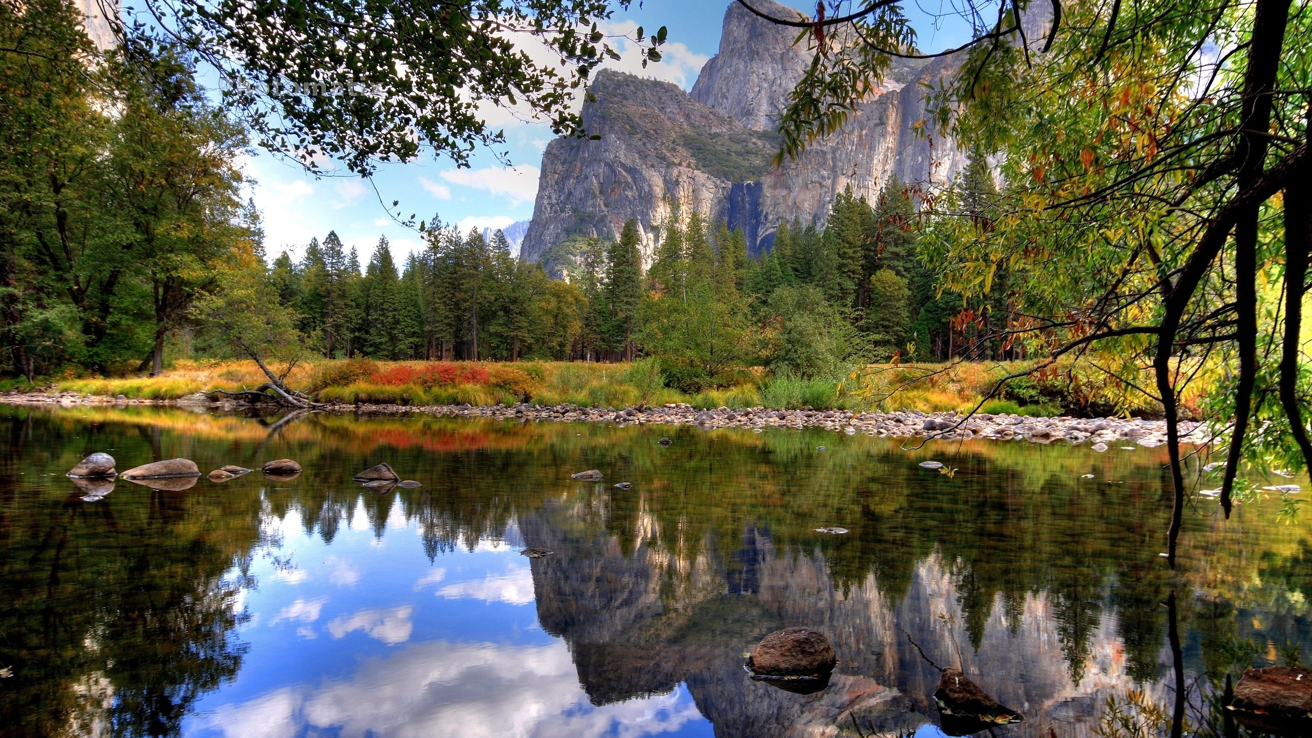 lake, autumn, mountain, trees, leaves, ,, 