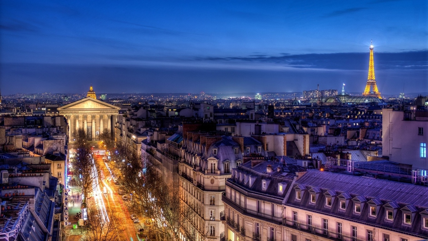 paris, france, city, tower