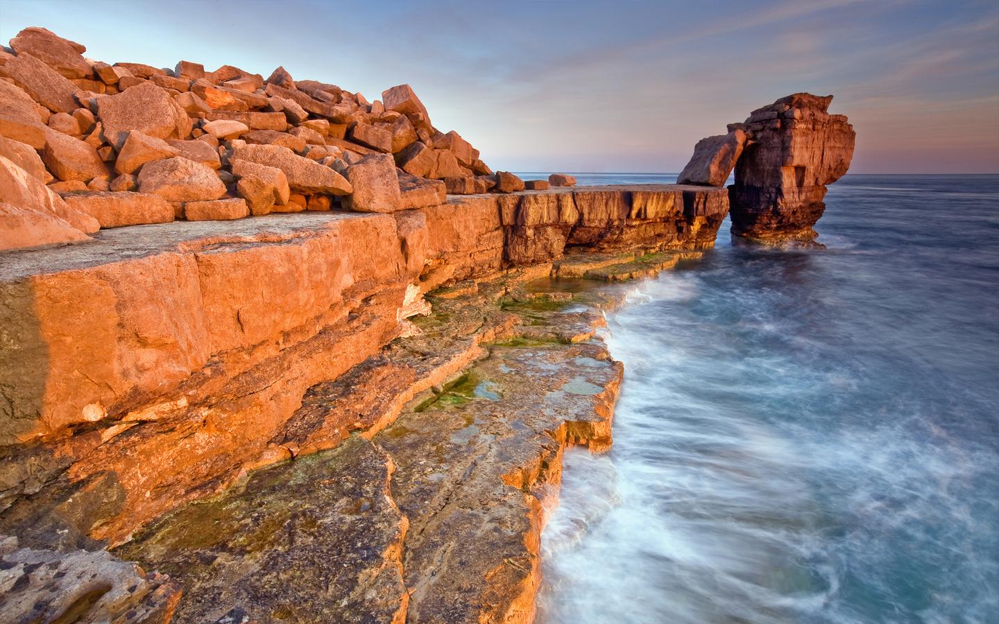 risko, ocean, sea, rock, water, sky