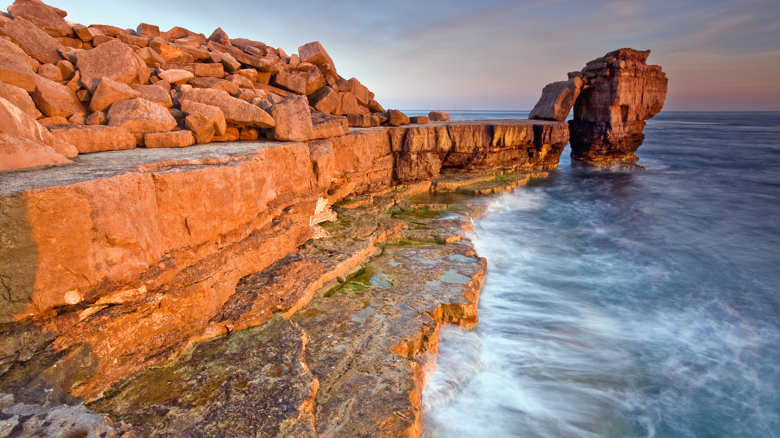 risko, ocean, sea, rock, water, sky