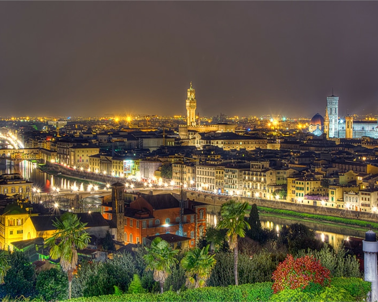 city, light, night, water, reflextion, bridge