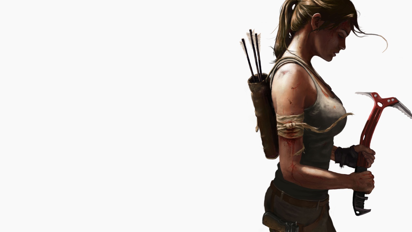 tomb raider, peak climbing, archery