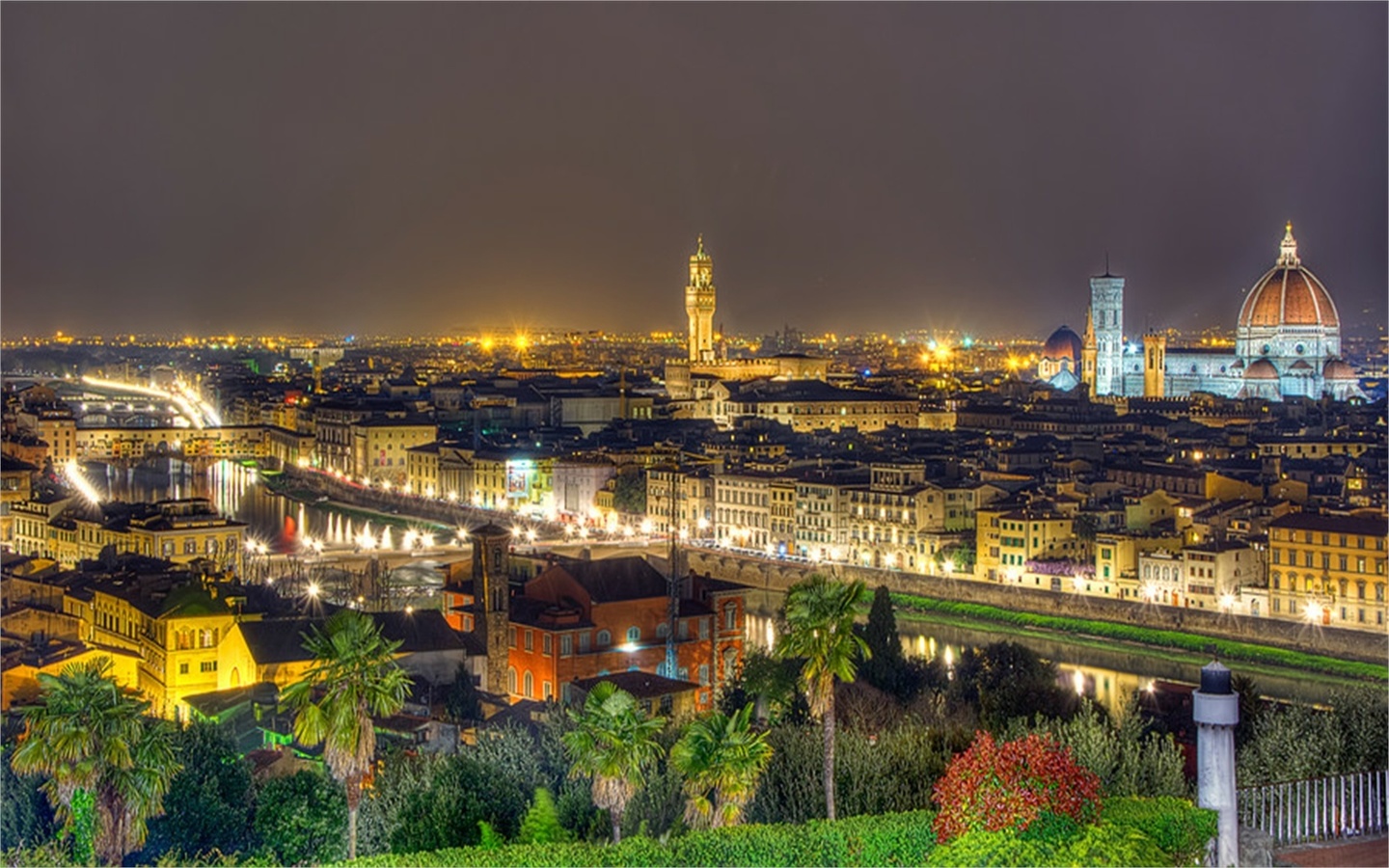 city, light, night, water, reflextion, bridge