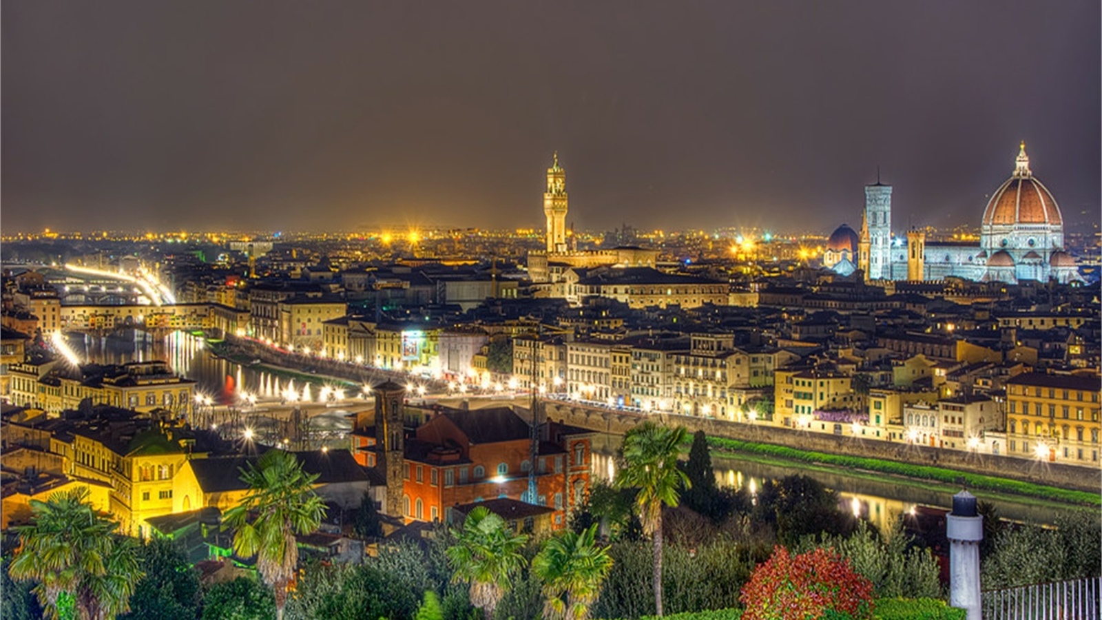 city, light, night, water, reflextion, bridge