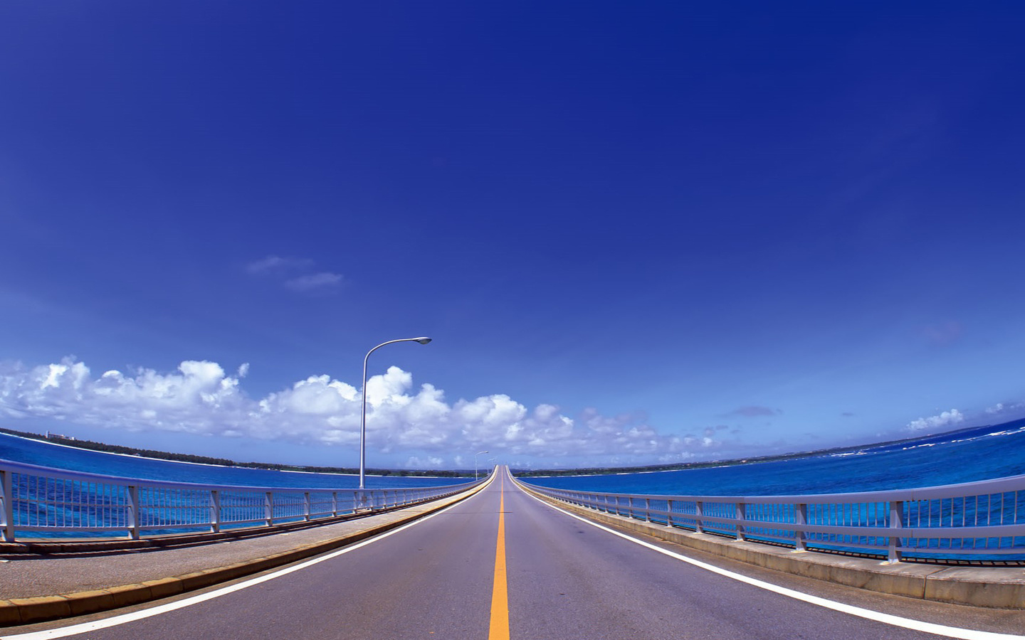 road, water, sky, blue