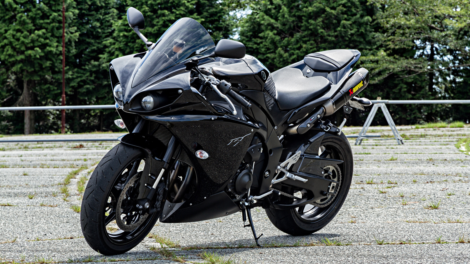 yamaha, yzf-r1, black, bike, supersport, , , , 