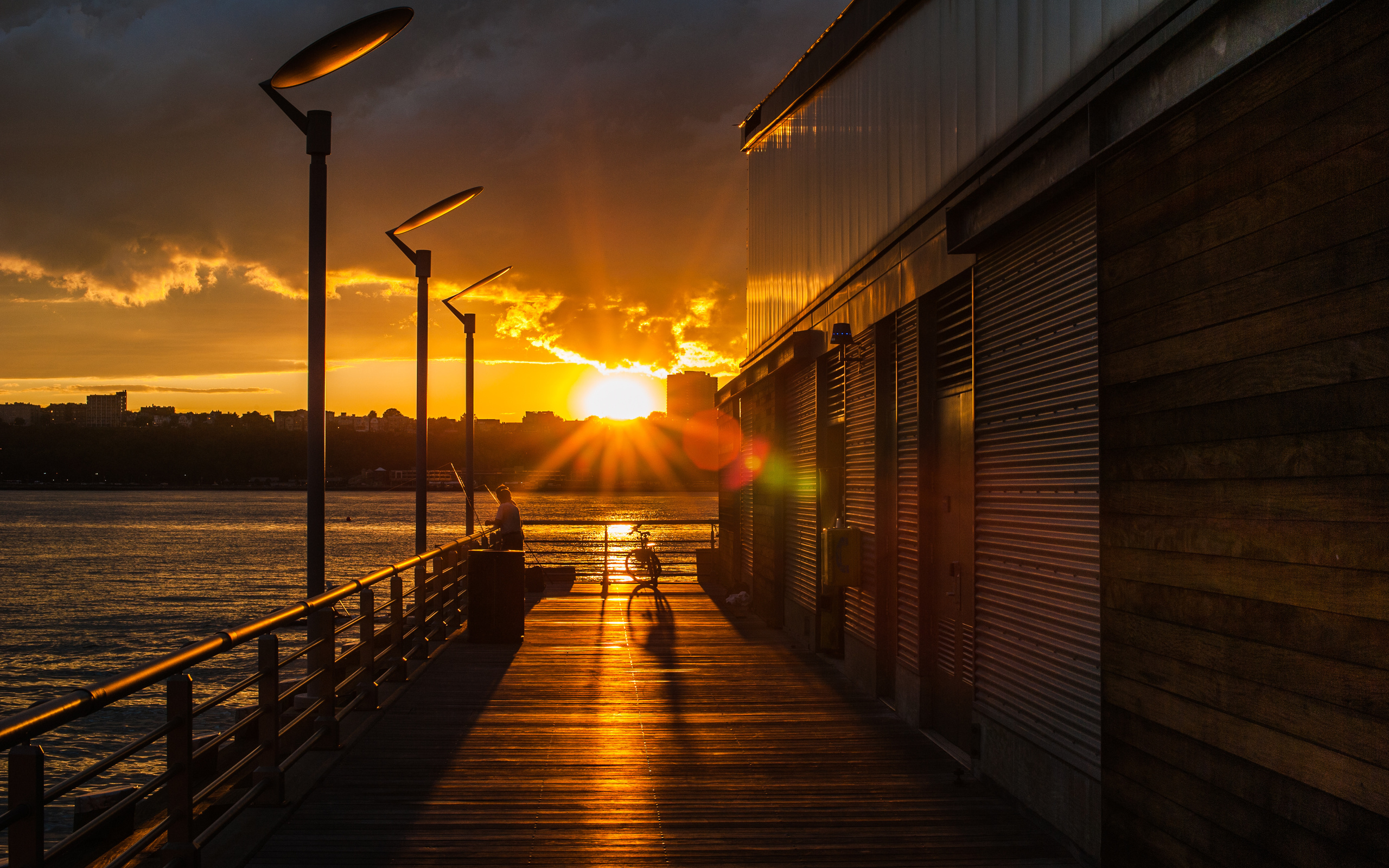 , , , , , , , , , , , , city, evening, sky, sunset, sun, clouds, sea