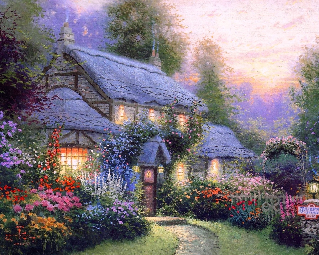 thomas kinkade, , , , , , , , , , 