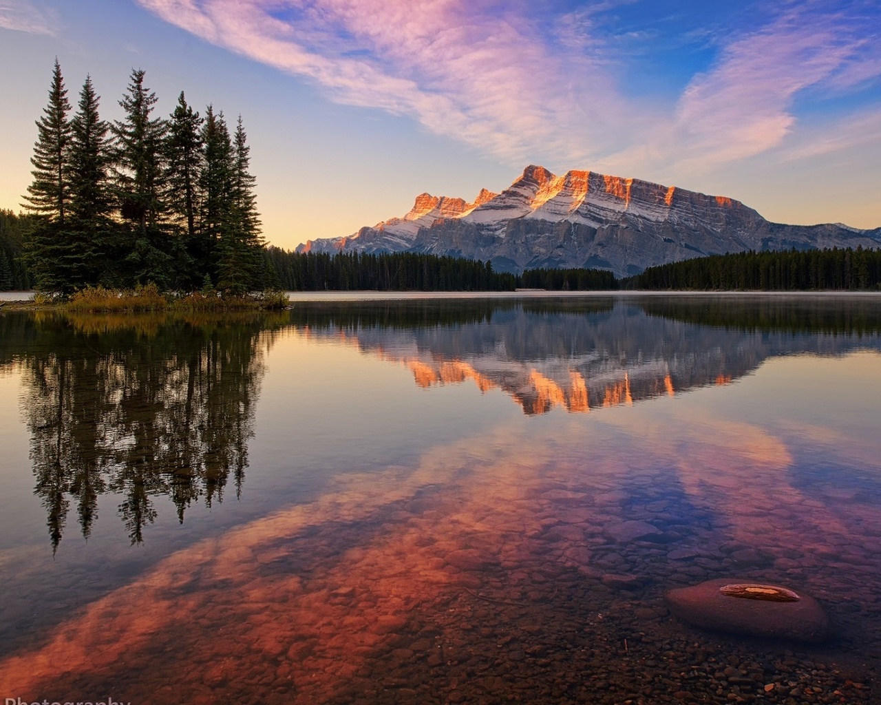 jack, lake, mountain, reflextion, water