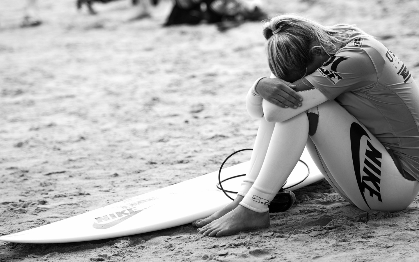 surfboard, beach, disorder, girl, excitement