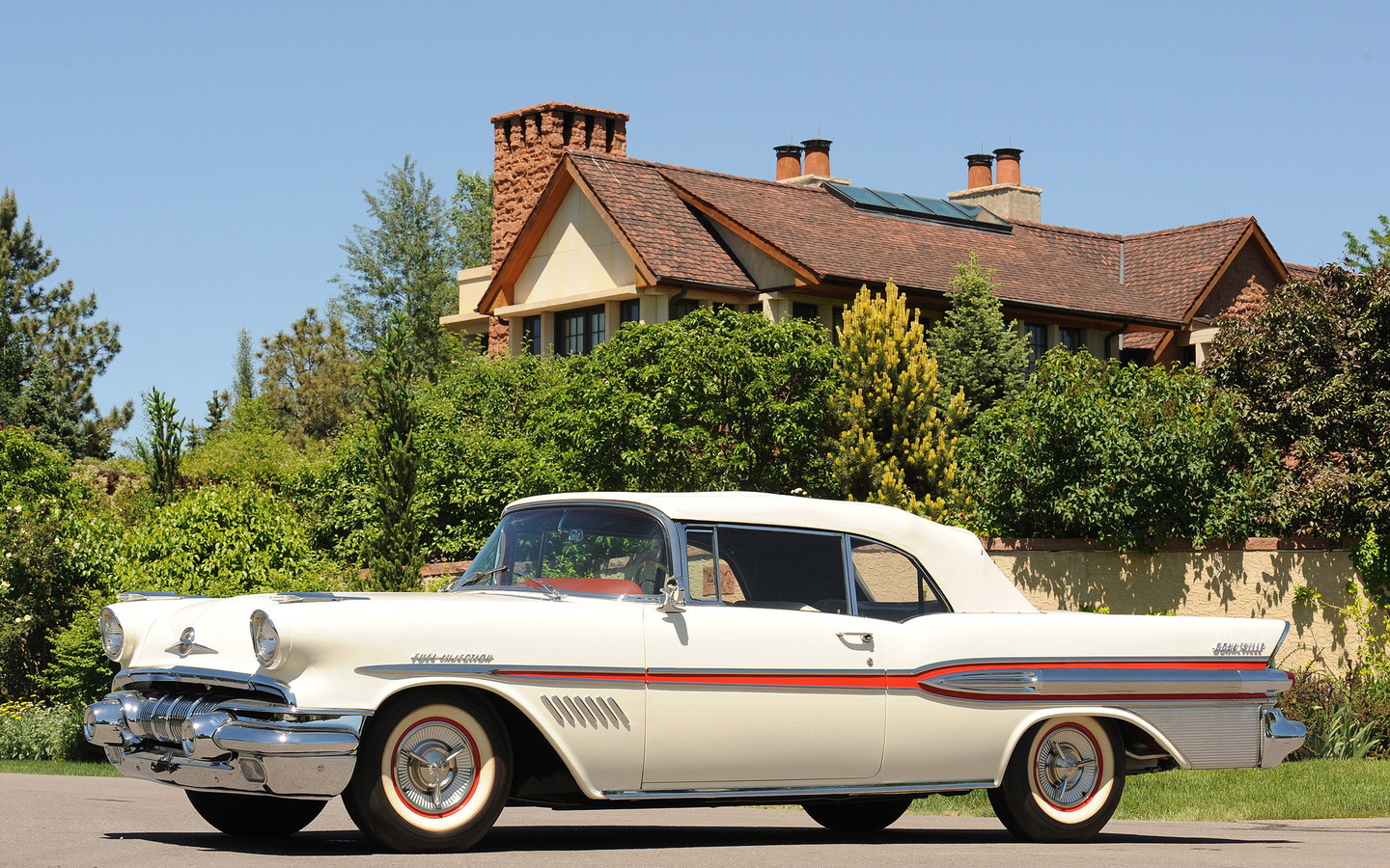 pontiac, bonneville, convertible, 1957, 