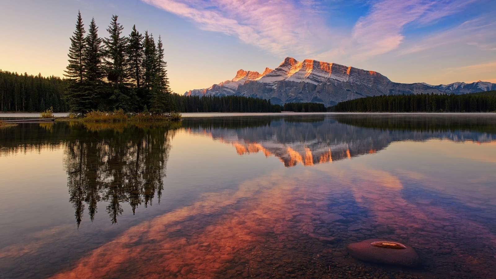 jack, lake, mountain, reflextion, water