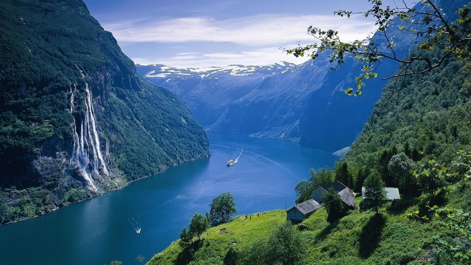 river, fiord, norway, water