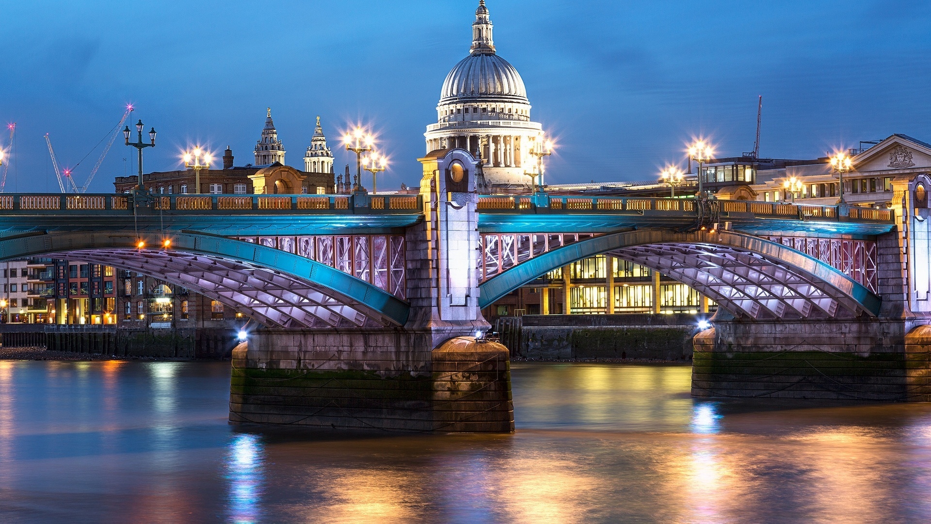 blackfriars, london, england, tamesi, river, bridge