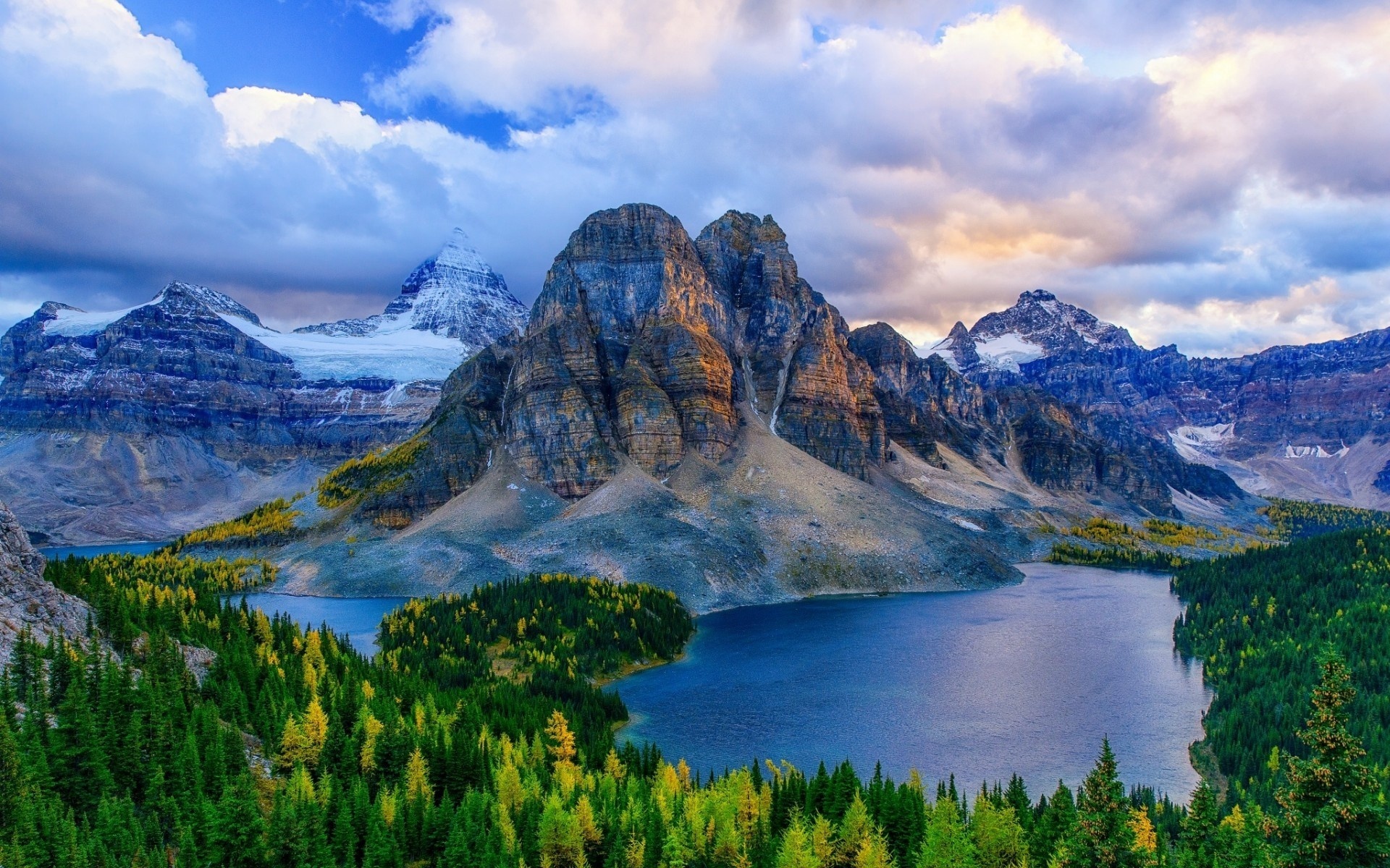 canada, british britanic, mountain, river