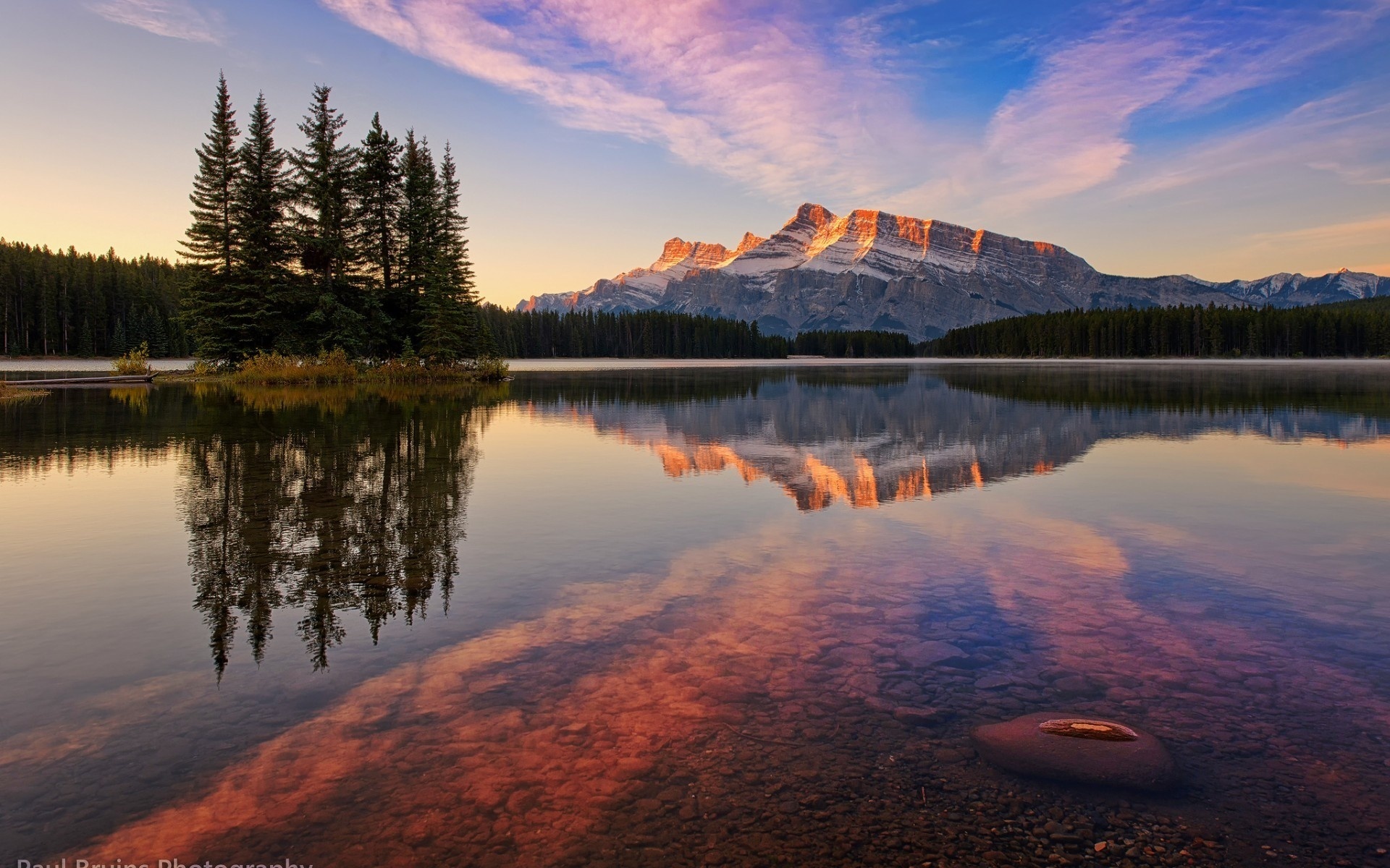 jack, lake, mountain, reflextion, water