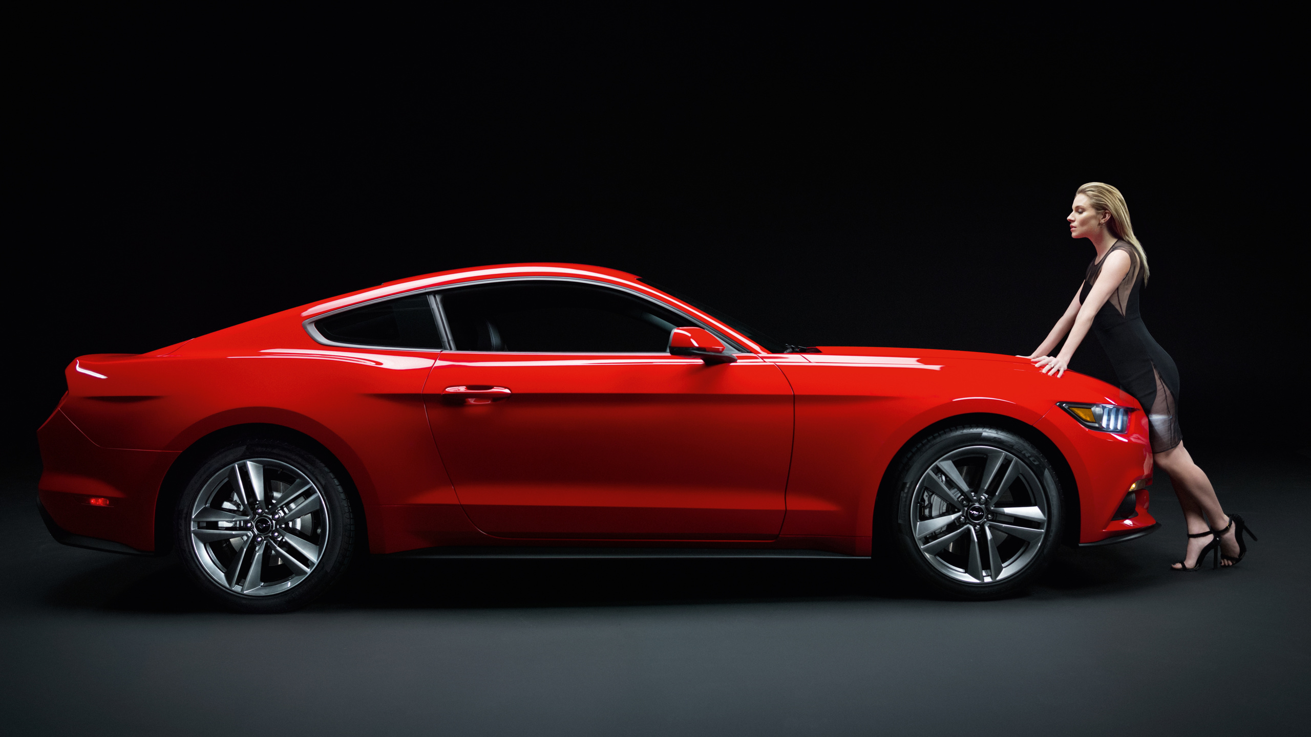 ford, mustang, gt, red, profile, muscle car, sienna miller, , , , ,  