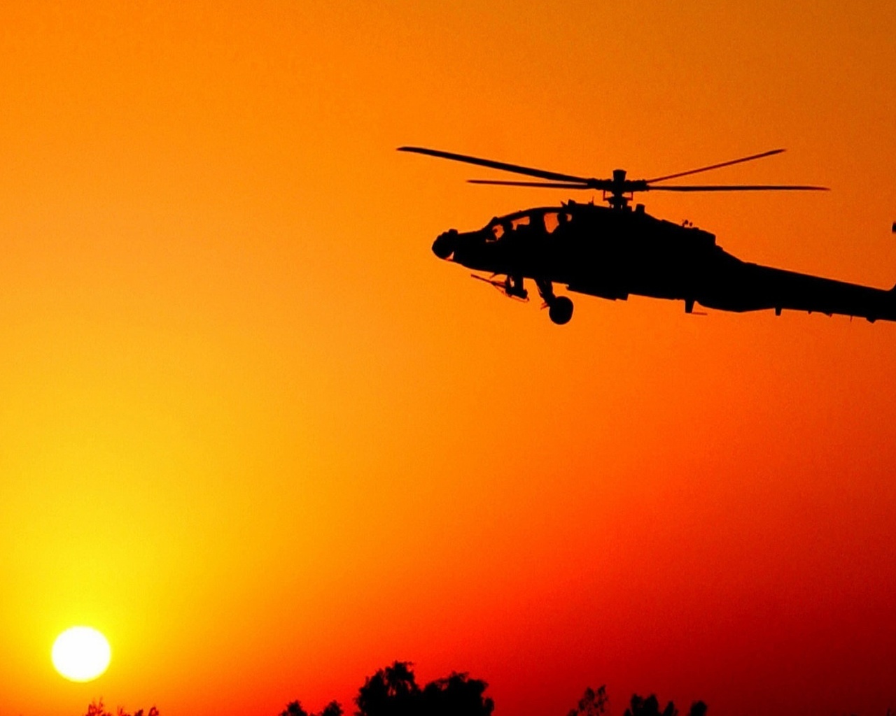 fighter, helicopter, sunset, sun