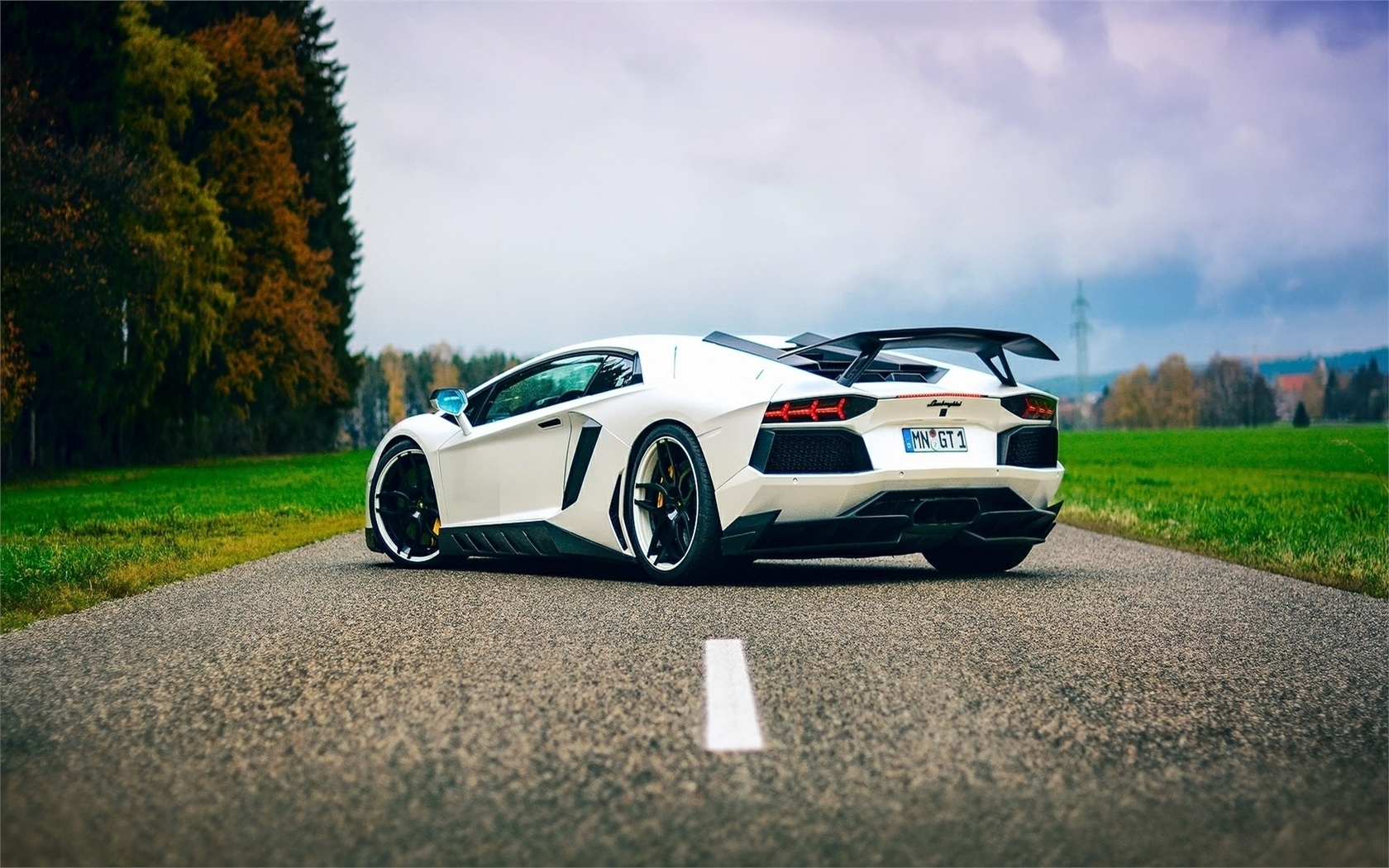 lamborghini, aventador, supercar, wheel, road