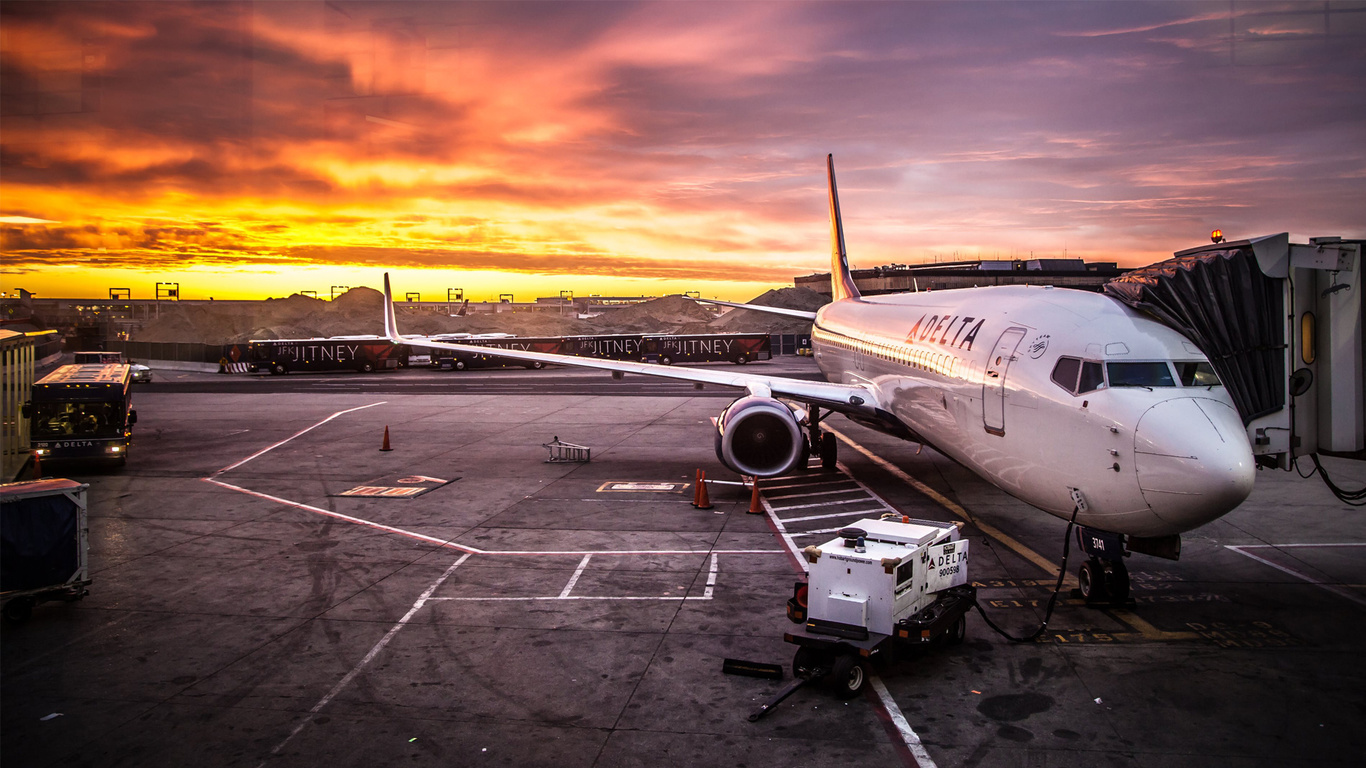 b737, boeing 737, delta airlines, plane, 