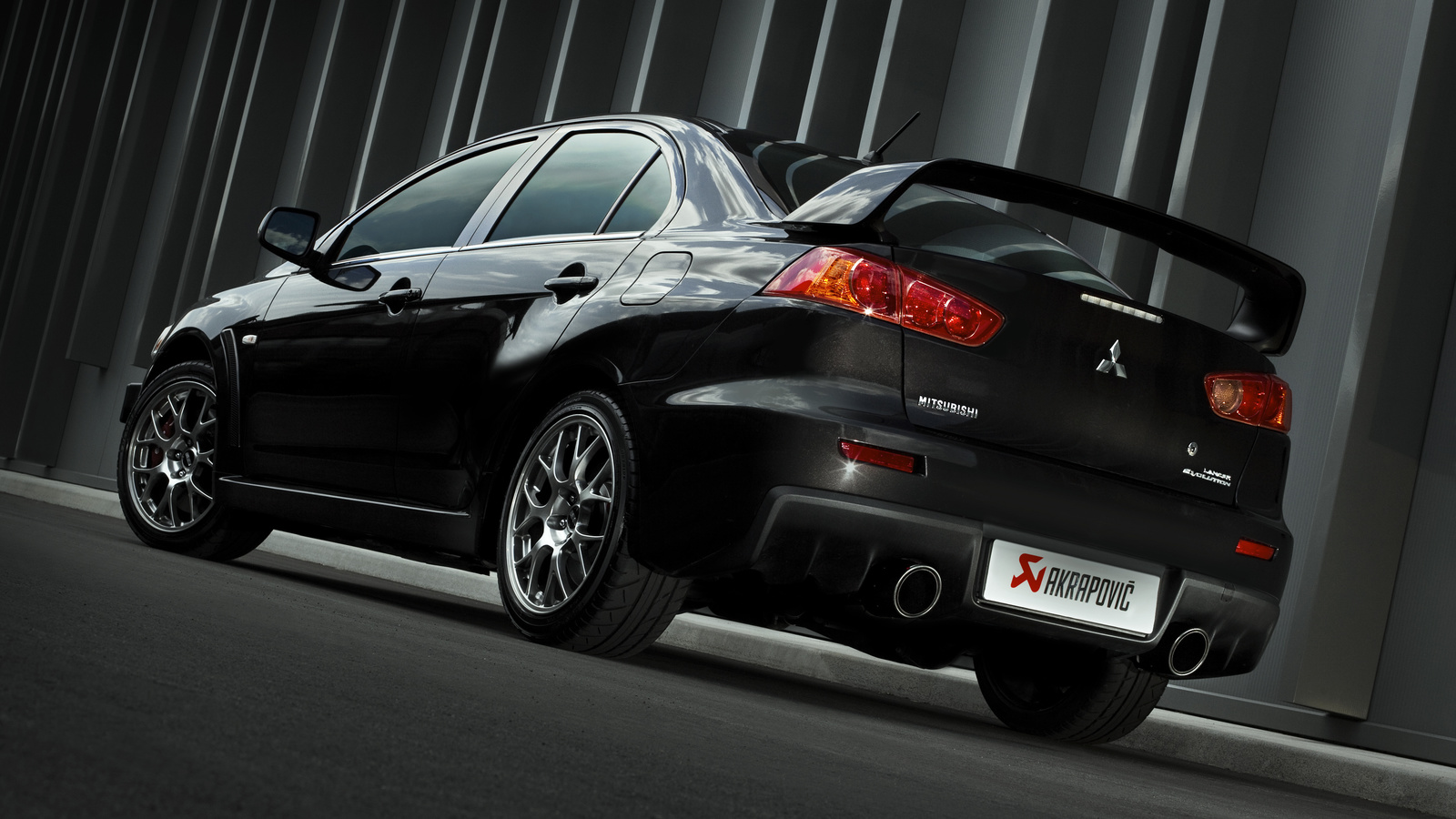 mitsubishi, lancer, evolution, black