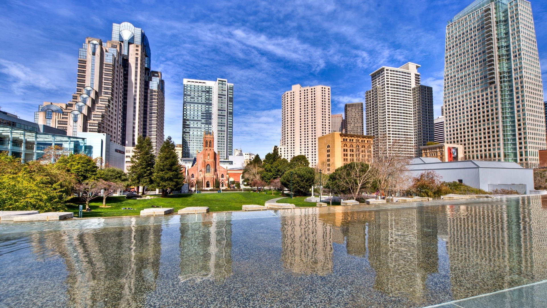 city, beautiful, water, buildings